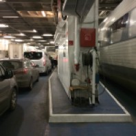"Parked" in the ferry!